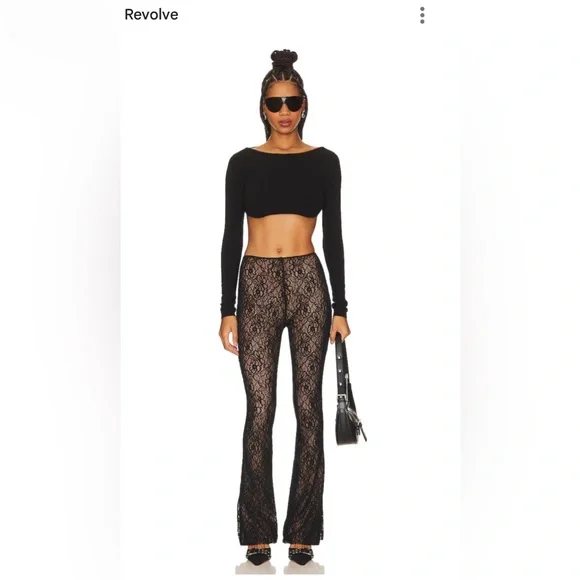 🖤Gorgeous LOBA Carmen Pants in Black Lace- Size Small - Picture 2 of 5